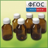 Набор склянок для растворов реактивов 30 миллилитров (6 штук) - fgospostavki.ru - Златоуст