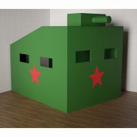 Игровой домик «Танк» - fgospostavki.ru - Златоуст