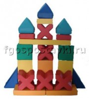 Мягкий модуль-конструктор "Башня" (21 элемент) - fgospostavki.ru - Златоуст