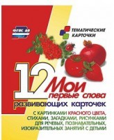 Тематические карточки "Мои первые слова" (красный цвет) - fgospostavki.ru - Златоуст