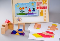 Игровой набор Фребеля "Конструктор деревянный без соединений-2" (Серия "Эксперимент") - fgospostavki.ru - Златоуст