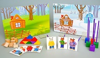Игровой набор Фребеля "Заюшкина избушка" (серия "Сказочный мир". Выпуск 1) - fgospostavki.ru - Златоуст