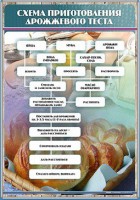 Стенд "Схема приготовления дрожжевого теста" - fgospostavki.ru - Златоуст