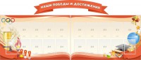 Стенд "Наши победы и достижения" (резной стенд из 3-х частей) - fgospostavki.ru - Златоуст