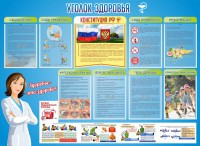 Стенд "Уголок здоровья" Вариант 3 - fgospostavki.ru - Златоуст