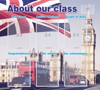 Стенд "About our class" - fgospostavki.ru - Златоуст