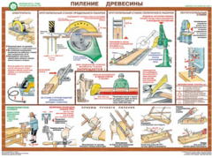 Комплект плакатов "Безопасность труда при деревообработке" - fgospostavki.ru - Златоуст
