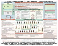 Плакат "Требования безопасности при стрельбе из стрелкового оружия" - fgospostavki.ru - Златоуст