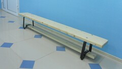 Скамейка гимнастическая (металлические ножки) (3,5 м)  - fgospostavki.ru - Златоуст