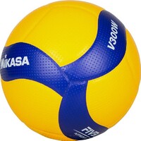 Мяч волейбольный Mikasa V300W (размер 5, синтетическая кожа, профессиональный) - fgospostavki.ru - Златоуст