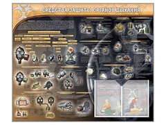 Стенд "Средства защиты органов дыхания (индивидуальные средства защиты)" - fgospostavki.ru - Златоуст