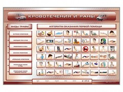 Трехсекционный базовый комплект "Травмы. Кровотечения. Ожоги" для учащихся общеобразовательных учреждений - fgospostavki.ru - Златоуст