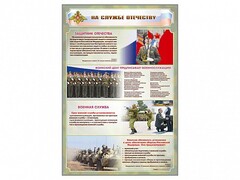 Стенд "На службе Отечеству" Вариант 1 - fgospostavki.ru - Златоуст