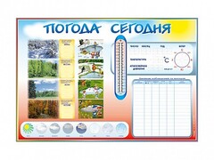 Стенд-уголок маркерный "Погода сегодня" - fgospostavki.ru - Златоуст