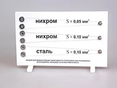 Прибор для демонстрации зависимости сопротивления проводника от его длины, сечения и материала - fgospostavki.ru - Златоуст