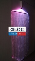Фибероптическая занавесь (150 волокон) с интерактивным источником света - fgospostavki.ru - Златоуст