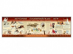 Настенное полотно "История Олимпийских игр" - fgospostavki.ru - Златоуст