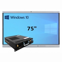 Интерактивная панель 75" (встроенный ПК, Win10) - fgospostavki.ru - Златоуст