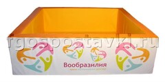 Бассейн "Вообразилия" квадратный с шелкографией - fgospostavki.ru - Златоуст