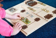 Тактильно-развивающая панель “Замочки” - fgospostavki.ru - Златоуст