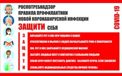 Плакат "Правила профилактики коронавируса" - fgospostavki.ru - Златоуст