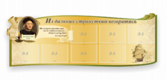 Стенд резной "Из дальних странствий возвратясь" - fgospostavki.ru - Златоуст