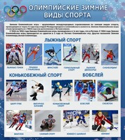 Стенд "Олимпийские зимние виды спорта" - fgospostavki.ru - Златоуст