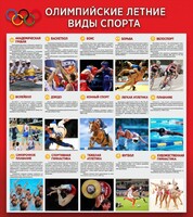 Стенд "Олимпийские летние виды спорта" - fgospostavki.ru - Златоуст