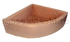 Сухой бассейн угловой полукруглый (без рисунка) - fgospostavki.ru - Златоуст