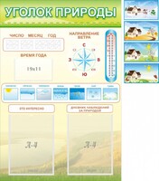 Стенд "Уголок природы" Вариант 2 - fgospostavki.ru - Златоуст