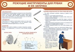 Стенд "Режущие инструменты для рубки и их заточки" - fgospostavki.ru - Златоуст