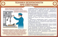 Стенд "Техника безопасности при сверлении" - fgospostavki.ru - Златоуст