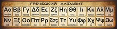 Стенд "Греческий алфавит" - fgospostavki.ru - Златоуст