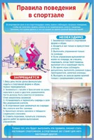 Стенд "Правила поведения в спортзале №1" - fgospostavki.ru - Златоуст