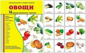 Демонстрационные карточки "Овощи" - fgospostavki.ru - Златоуст