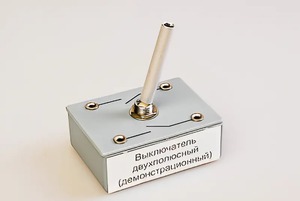 Выключатель двухполюсный (демонстрационный) - fgospostavki.ru - Златоуст