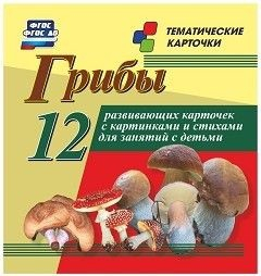 Тематические карточки "Грибы" - fgospostavki.ru - Златоуст