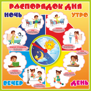 Стенд "Распорядок дня" - fgospostavki.ru - Златоуст