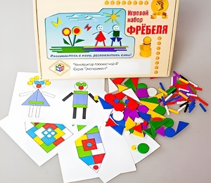 Игровой набор Фребеля "Конструктор плоскостной-4" (Серия "Эксперимент") - fgospostavki.ru - Златоуст