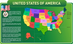 Стенд "United States Of America" - fgospostavki.ru - Златоуст