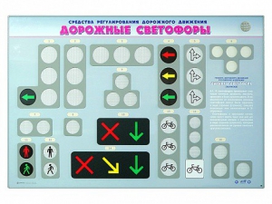Базовый комплект светового оборудования "Дорожные светофоры" с сенсорным беспроводным пультом дистанционного управления - fgospostavki.ru - Златоуст