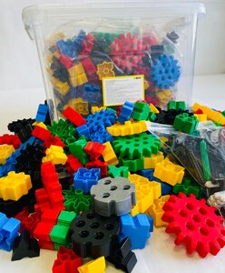 Конструктор Шестеренки (STEM Junior) 300 деталей  - fgospostavki.ru - Златоуст