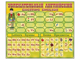 Комплект оборудования "Английский алфавит" с комплектом тематических магнитов - fgospostavki.ru - Златоуст