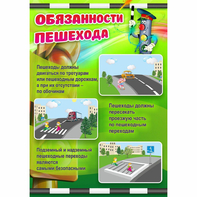 Стенд "Обязанности пешехода" - fgospostavki.ru - Златоуст