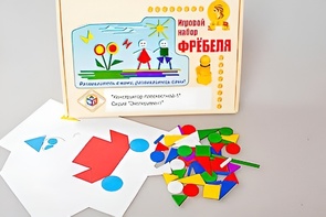 Игровой набор Фребеля "Конструктор плоскостной-1" (Серия "Эксперимент") - fgospostavki.ru - Златоуст