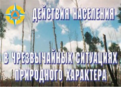 Комплект плакатов "Действия населения в ЧС природного характера" - fgospostavki.ru - Златоуст