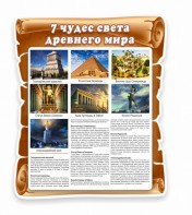 Стенд "Семь чудес света" - fgospostavki.ru - Златоуст