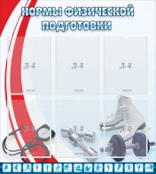 Стенд "Нормы физической подготовки" Вариант 2 - fgospostavki.ru - Златоуст