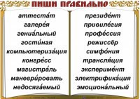 Комплект таблиц "Словарные слова" - fgospostavki.ru - Златоуст