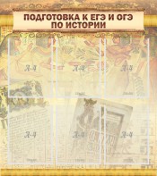 Стенд "Подготовка к ЕГЭ и ОГЭ по истории (6 карманов)" - fgospostavki.ru - Златоуст
